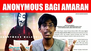 VIRAL !!! Anonymous Beri Amaran Kepada MKN Malaysia dan Siape Itu Anonymous?