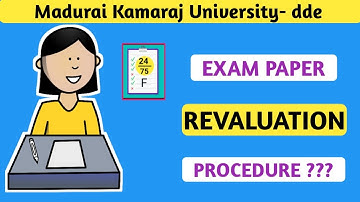 REVALUATION PROCEDURE | YOUR EXAM PAPER | FULL DETAILS - TAMIL  | MKU - DDE | Kaviarasan Thoughts..