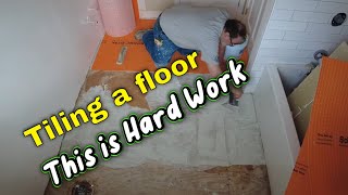 Installing tile on plywood, the uncoupling mat. Part 1 by Sal DiBlasi 2,197 views 4 days ago 5 minutes, 31 seconds