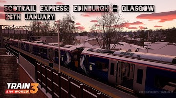 ScotRail Express: Edinburgh - Glasgow coming out on 26th January | Class 385 #tsw3