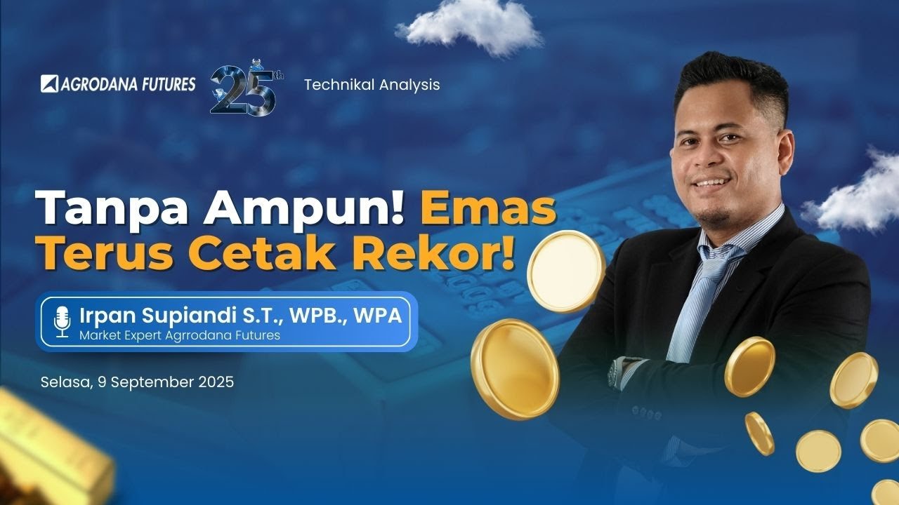 Tanpa Ampun Emas Terus Cetak Rekor!-Teknikal Analysis 9 September 2025