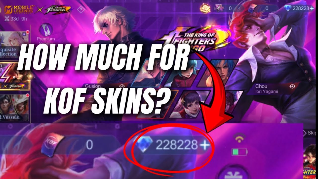 MLBB X KOF SKINS DRAW HOW MUCH IS IT? 2026