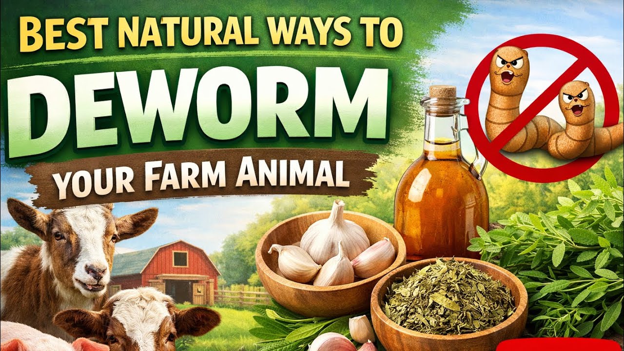 Best Natural Ways to Deworm your Farm Animals 