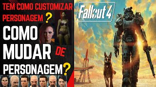 Fallout 4 - Esse jogo customiza personagem? COMO MUDAR DE PERSONAGEM? DICAS PARA INICIANTES.