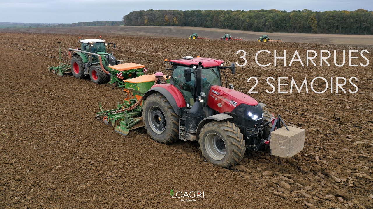 😎 Une belle TEAM au SEMIS & LABOUR d'AUTOMNE🍂 | OPTUM 300 🔴 !!!