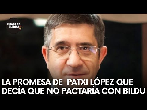 Esto pasa cuando VITO QUILES le pregunta a PATXI LÓPEZ por su PROMESA de que no PACTARÍA con BILDU