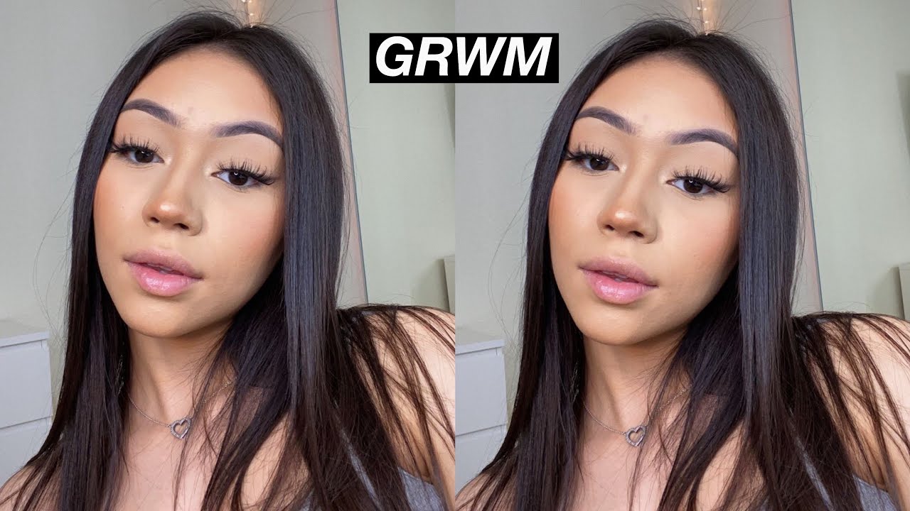 simple glam grwm
