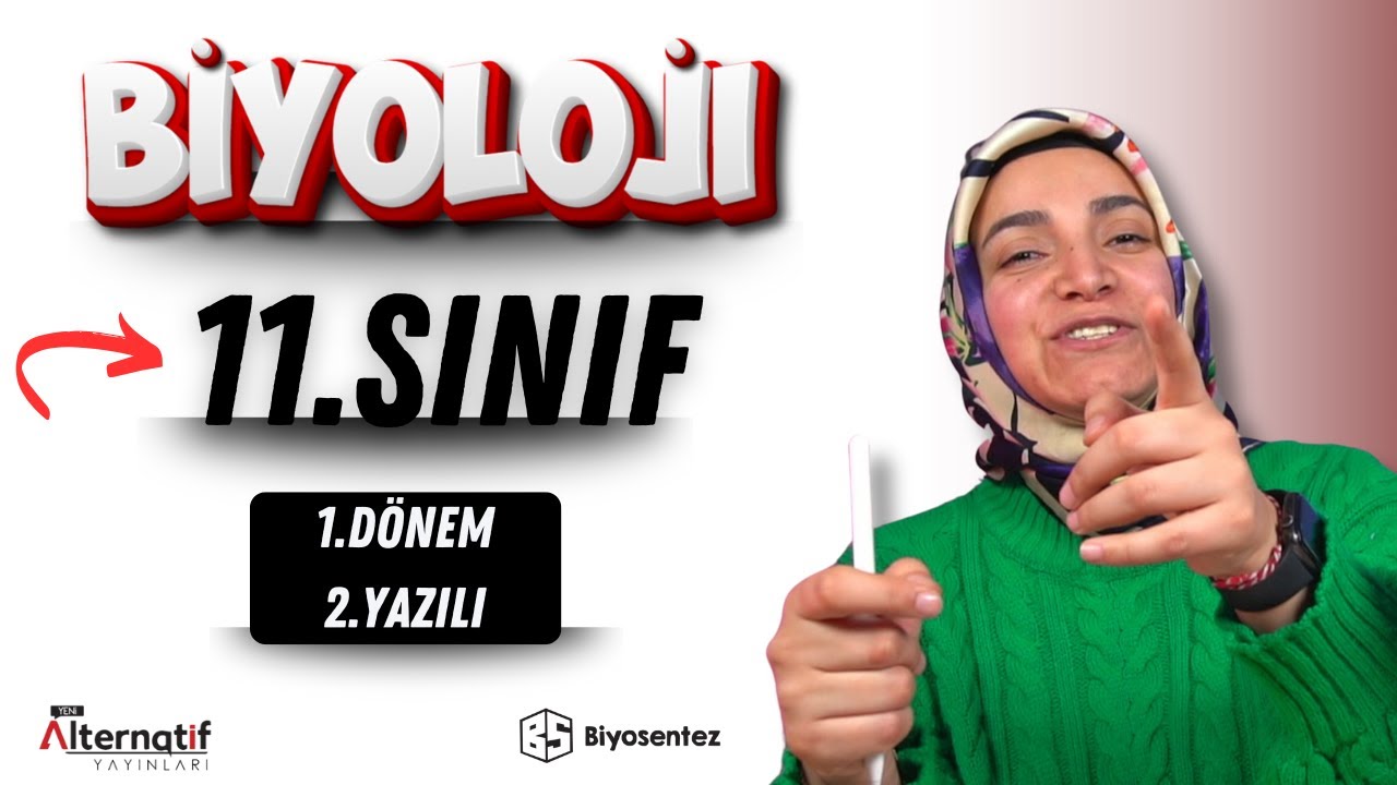 11.Sınıf Biyoloji 1.Dönem 2.Yazılı Hazırlık Çalışması / 100 Alma Garantili / Ücretsiz PDF