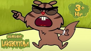 ARDILLAS NINJAS  Animaciones de Animales para Niños | Episodios Completos | Campamento Lakebottom