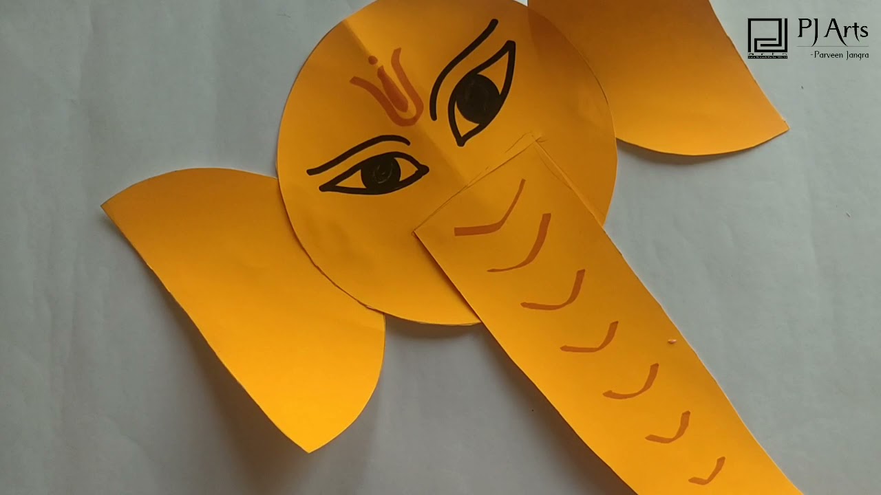 DIY Ganesha Face Mask | Ganesh Chaturthi | 