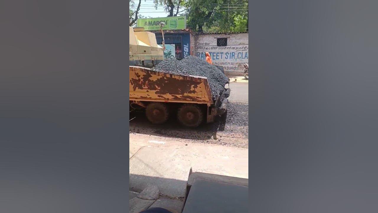 Road making machine roadmachinery roadmaking YouTube