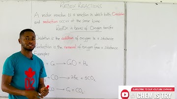 Understanding Redox Reactions part 1. Understanding Chemistry with Elvis Adobah