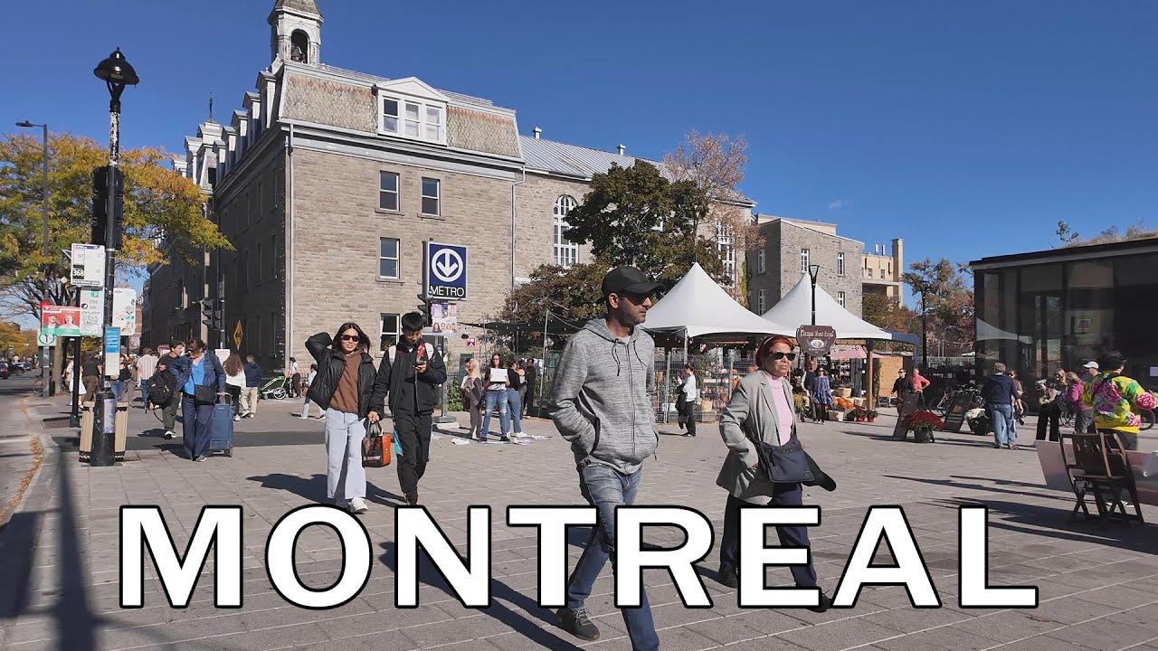 Montreal Autumn Walk in Plateau - October 2025