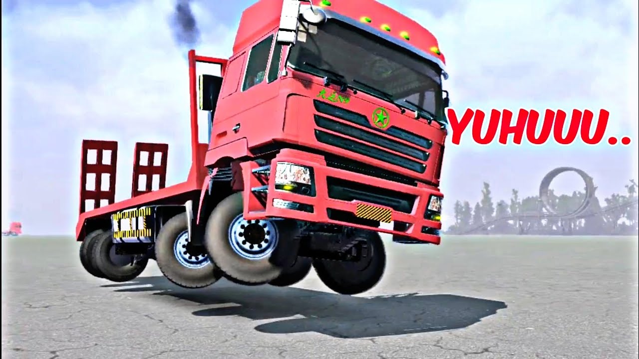 FUNNY TRUCKS in the world  - Pinky truck dance #xetảinhảy #trukdance
