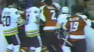 Paul Holmgren vs Terry O'Reilly Round 2, Mel Bridgman vs Mike Milbury Nov 4, 1978