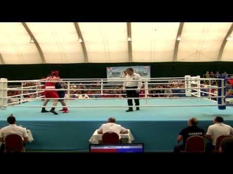 2018 წ  28 მაისი. ირაკლი ჯანელიძის ნახევარფინალი  კრივში ევროპირველობაზე  ბულგარეთის ქ ალბენაში.