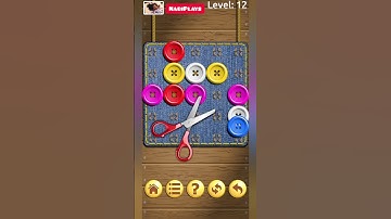 Buttons & Scissors Level 12 #gameplay #casualgaming #games #mobilegaming #strategy #androidgames