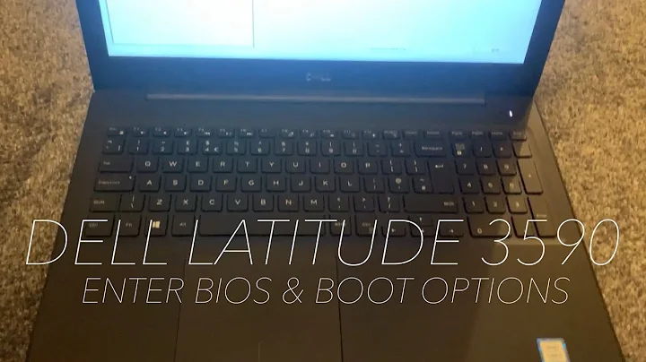 DELL LATITUDE 3590 ∆ How To Enter Bios Configuration Settings & Boot Options ∆USB Boot Key