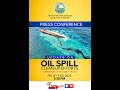 Office of the chief secretary tha press conference update on oil spill