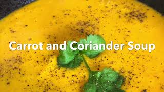 Warming Carrot and Coriander Soup TM6 TM5 TM31