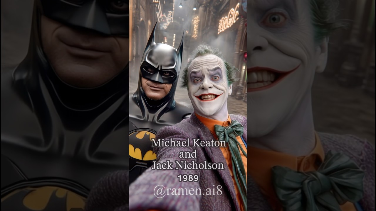 AI Recreates Every Batman & Joker Duo Walking Together in Ultra Detail
