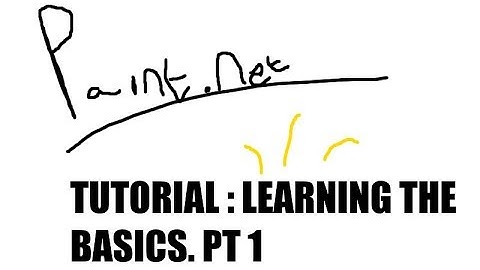 Paint.net tutorial : learning the basics part 1.