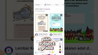 1 menit membuat lembar kerja peserta didik LKPD canva #canva #lkpd