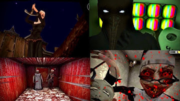 GAME OVER BATTLE #3 | SMILING X ZERO🦾EVIL NUN 2🦾GRANNY CHAPTER 2 AND MORE