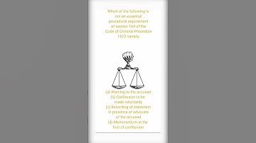 #judiciary #lawentrance #lawstudies  #important #mcq #crpc  #biharjudiciary #haryanaada #education