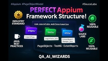 📌 Appium Android Framework Folder Structure Explained | Java + TestNG