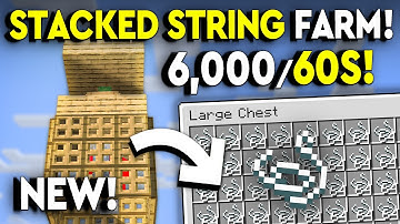 BEST INFINITE STRING FARM in Minecraft Tutorial 1.21 - 0 Sec!