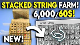 BEST INFINITE STRING FARM in Minecraft Tutorial 1.21 - 0 Sec! Wealth