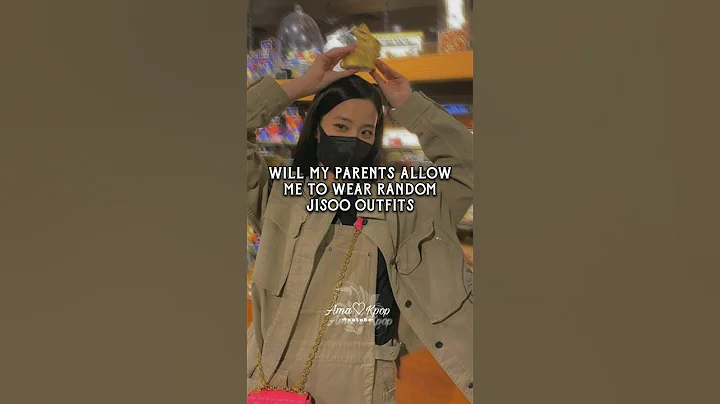 Will My Parents Allow Me To wear Random Jisoo Outfit || #jisoo #blackpink #lisa #rosé #jennie #blink