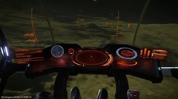 Elite:Dangerous 2.0 beta 3 - First landing on a high G planet