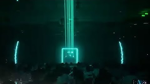 laser mapping màn hình led - tương tác visual trong sự kiện LG