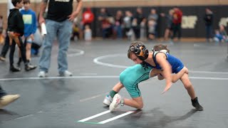 Gabriel Sharp vs Paxton Culp  6U 38lbs  Wrestling Match ‍♂