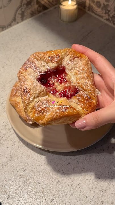 Custard danish pastry #danishpastry