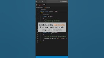 Auto-Cleanup DB Connections in C# with Using and IDisposable