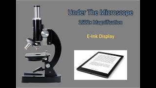 Under The Microscope - E-Ink Display