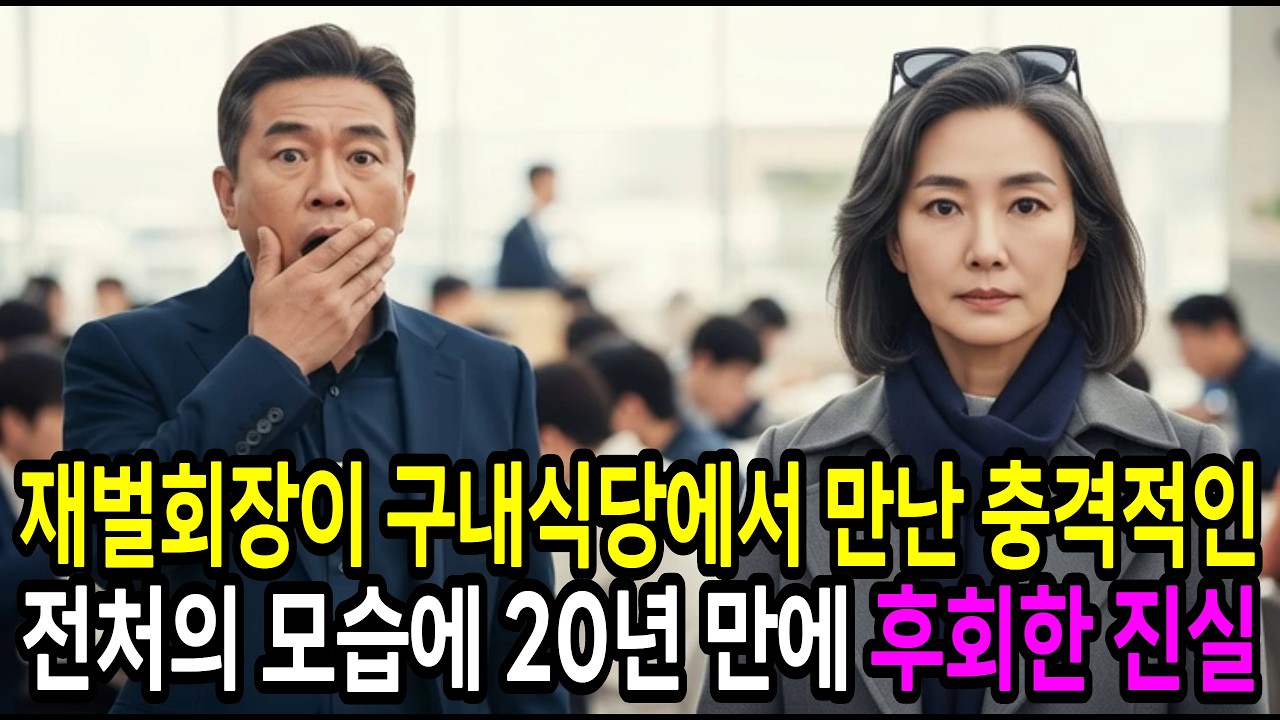 재벌회장이 전처와 이혼 후 20년 만에 구내식당에서 충격받은 인생사연 | 노후사연 | 감동사연 | 사연라디오