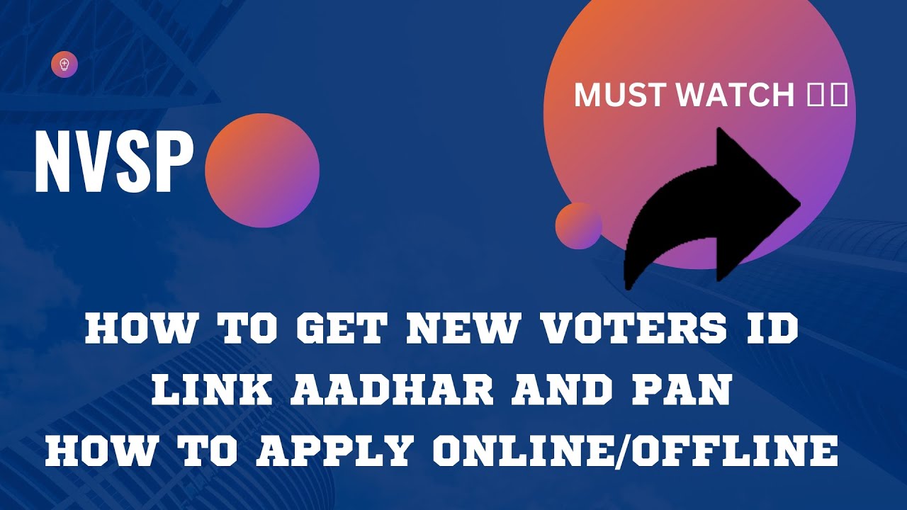HOWTO APPLY FOR NEW VOTERS ID OFFLINE MUST WATCH NVSP YouTube howto-apply-for-new-voters-id-offline-must-watch-nvsp-youtube