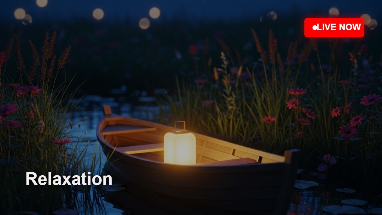 🔴 LIVE – Drift Into Stillness: Soothing Water Soundscape & Tranquil Sleep Journey 💤