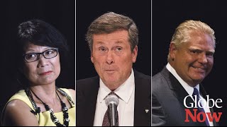 Candidate strategy in the final stages of the Toronto mayoral election