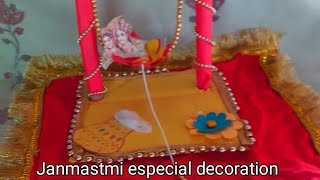 How to make jhula for gopal/ / DIY Craft Special janmastmi decorate at home idea 2022 video