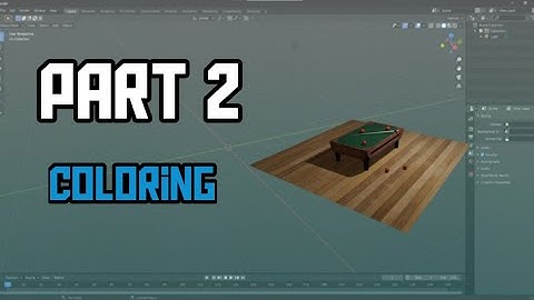 How to make a billiard table table in Blender 3.1 - Tutorial (Part 2)
