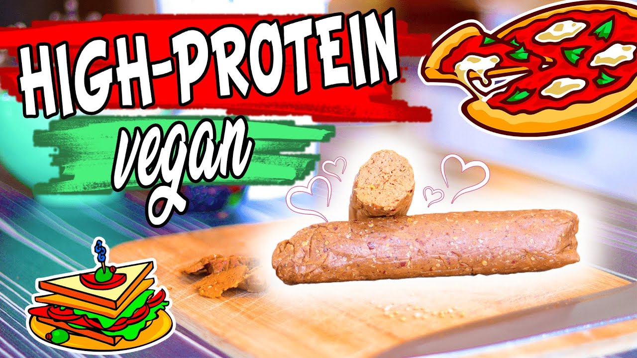 БЪРЗО, ЛЕСНО, ВЕГАН: Салам без месо | Веган рецепта за високопротеиново пеперони