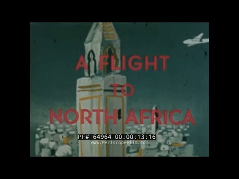 1950s AIR FRANCE TRAVELOGUE OF NORTH AFRICA  TUNISIA  ALGERIA  MOROCCO CASABLANCA 64964