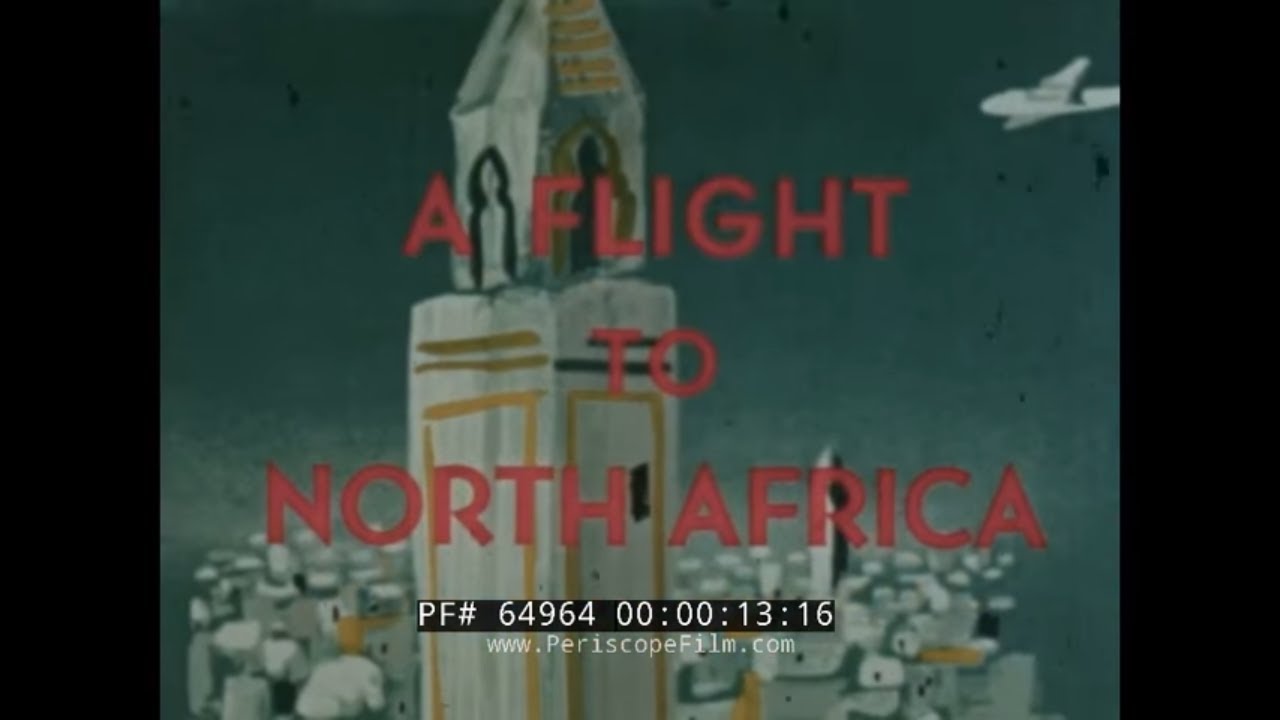 1950s AIR FRANCE TRAVELOGUE OF NORTH AFRICA  TUNISIA  ALGERIA  MOROCCO CASABLANCA 64964