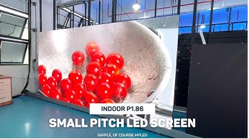 Indoor small pitch P1.86 LED screen--the ultimate visual display effect