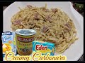 How to cook CARBONARA CREAMYLICIOUS | Paano gumawa ng Carbonara| Pang Meryenda |Pinoy Recipe | Yummy